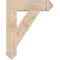 Ekena Millwork Traditional Arts & Crafts Smooth Bracket, Douglas Fir, 3 1/2"W x 16"D x 20"H BKT04X16X20TRA03SDF - alternate 2